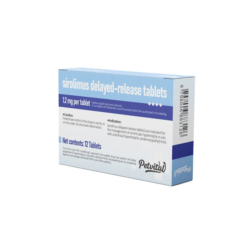 Rapamycin (Sirolimus) Delayed-release Tablets, HCM in Cats Treatment