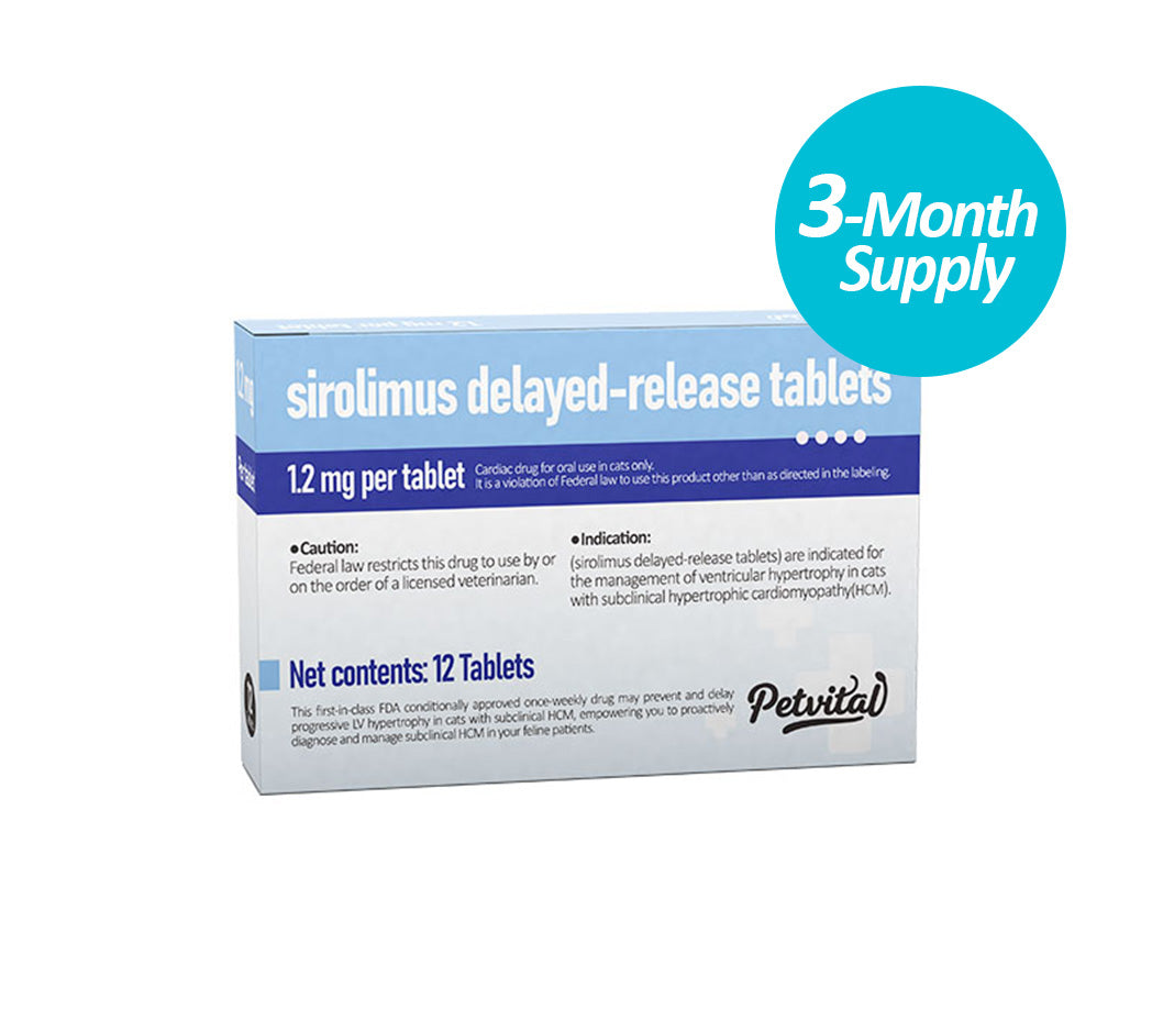 Rapamycin (Sirolimus) Delayed-release Tablets, HCM in Cats Treatment