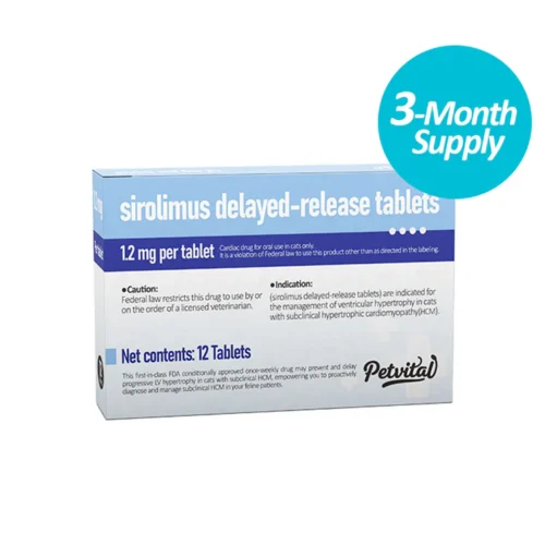 Rapamycin (Sirolimus) Delayed-release Tablets, HCM in Cats Treatment